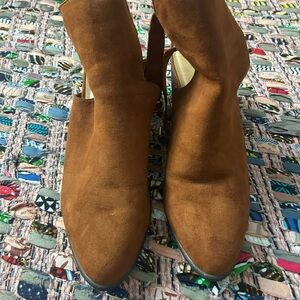 BAMBOO Chestnut Ankle Booties